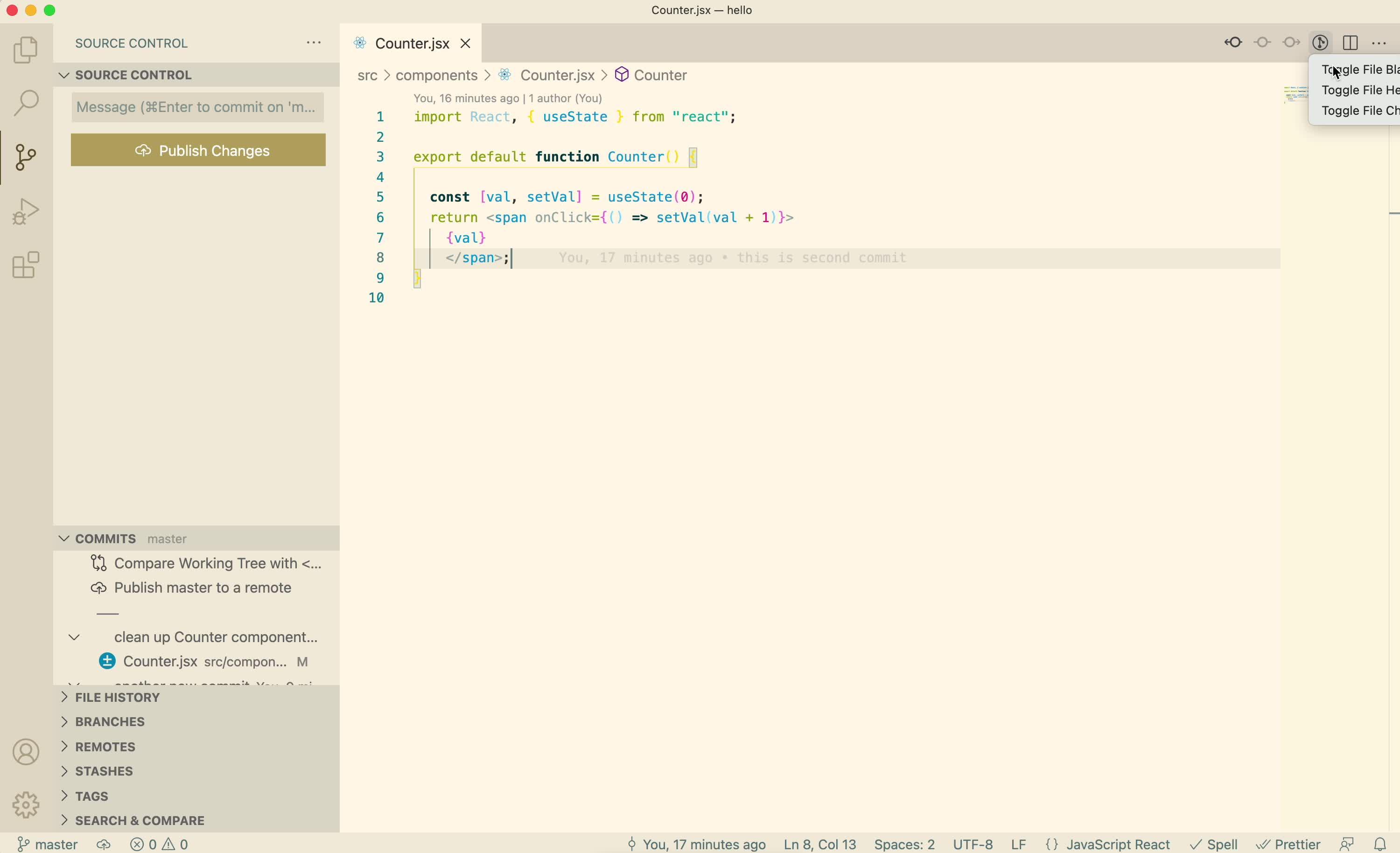 2021 react vs code extension 