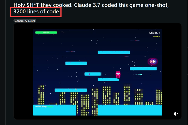 实测Claude 3.7：3200行代码一口气输出，物理规律手拿把掐，弱智吧已失守 - 知乎