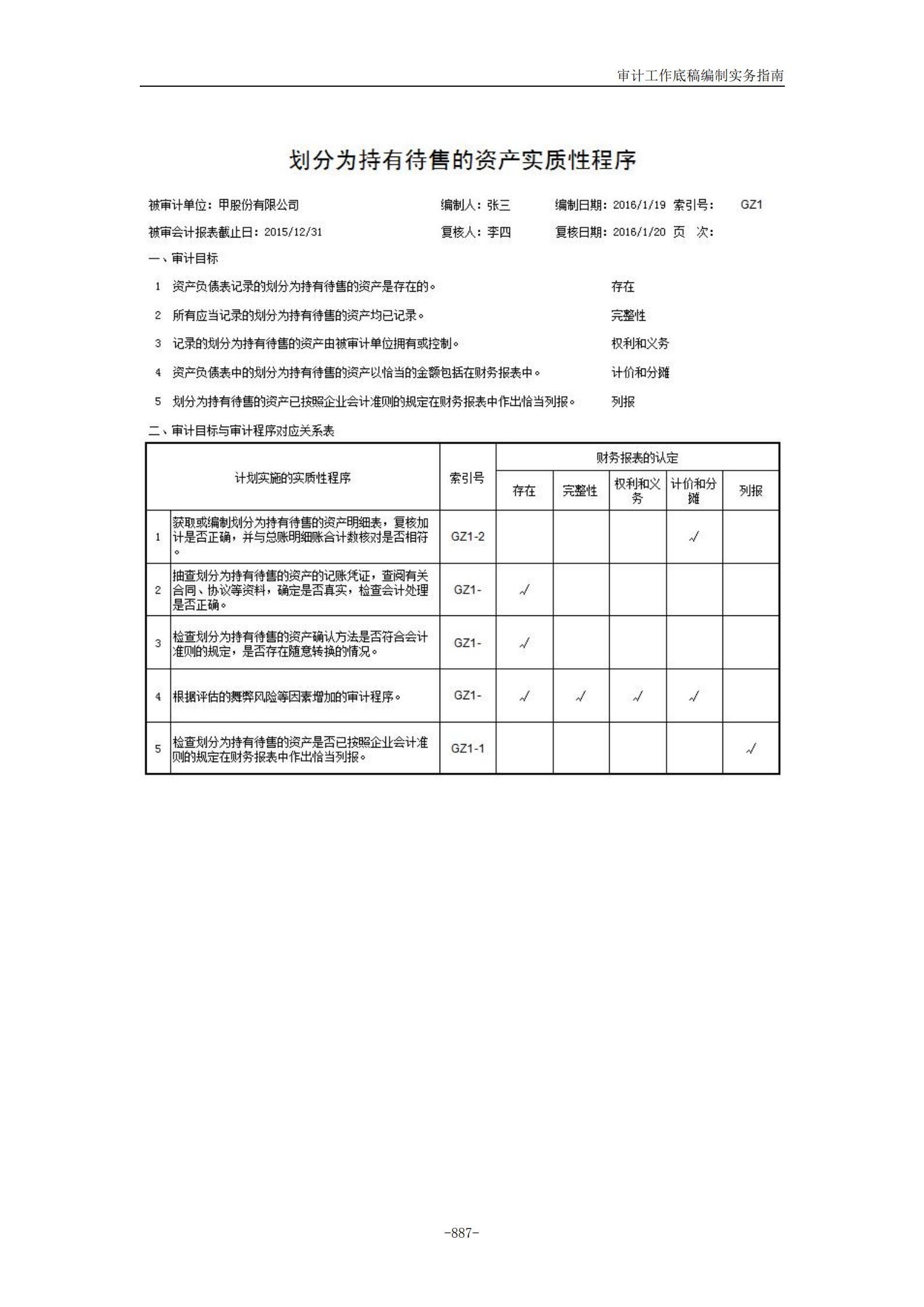 審計工作底稿編制實務指南下401頁pdf