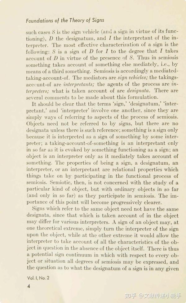  foundations of the theory of signs by morris charles w