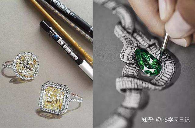 从工具到技法手把手教你学珠宝手绘