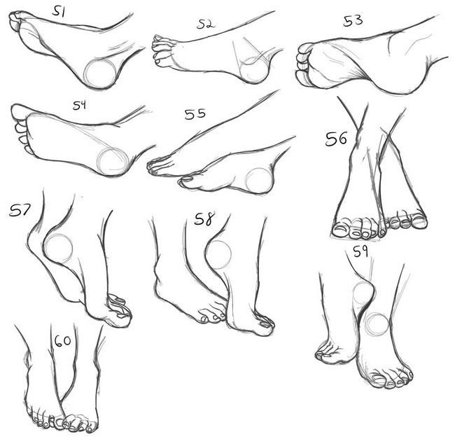 脚怎么画？脚的百种动态绘法技巧奉上！ - 知乎