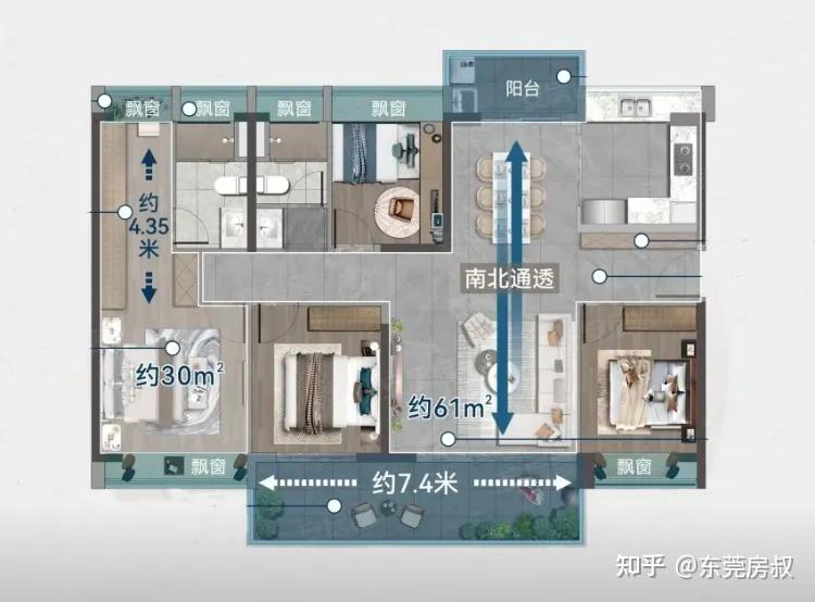 重磅!第四代住宅曝光,震惊豪宅圈!改善盘中143平谁更强? - 知乎