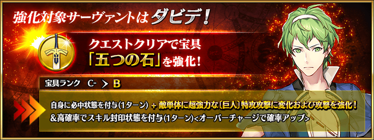宝具本,宝具倍率上调100%,附加敌全体3回合20%暴击概率下降个人点评