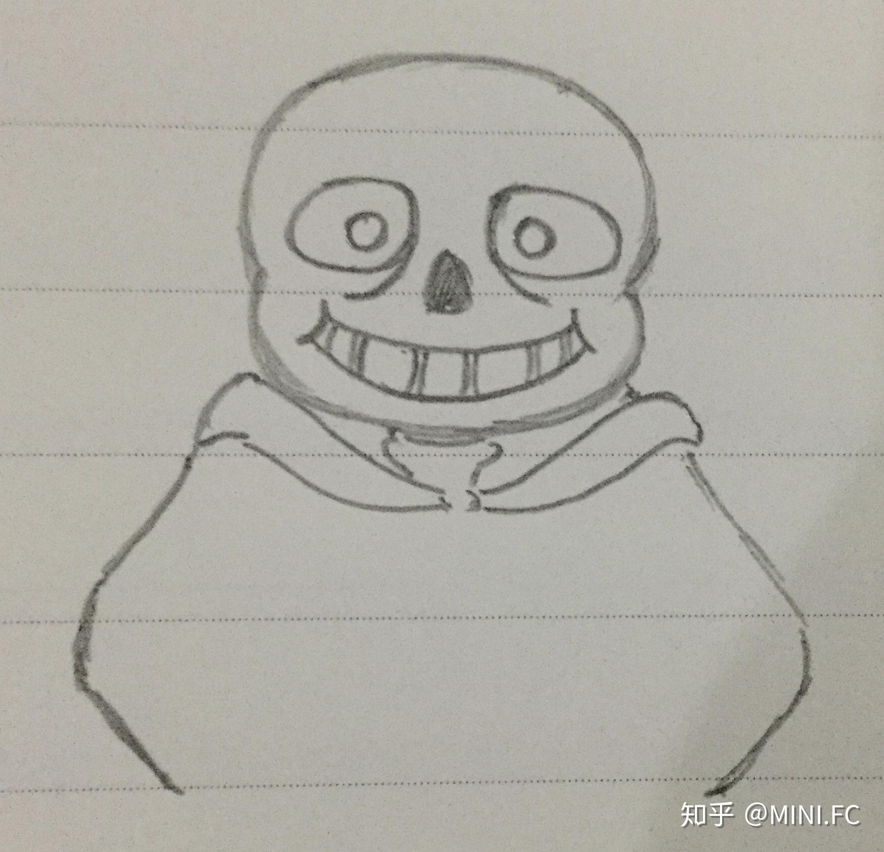 怎么画sans? 