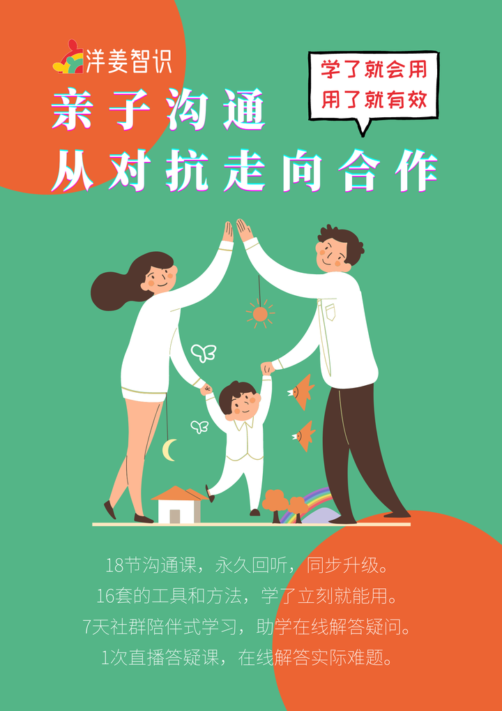 【洋姜智识】[亲子沟通训练营：从对抗走向合作] - 知乎