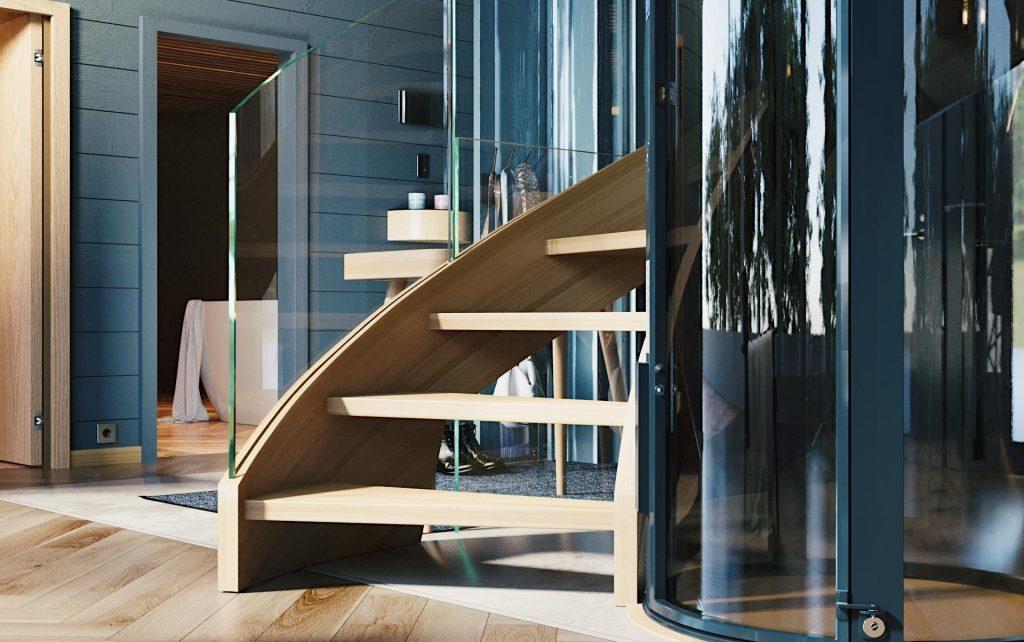 玻璃螺旋效果图展示