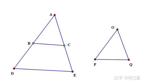 初中数学 相似三角形判定定理证明浅见 来说说你的方法吧 知乎