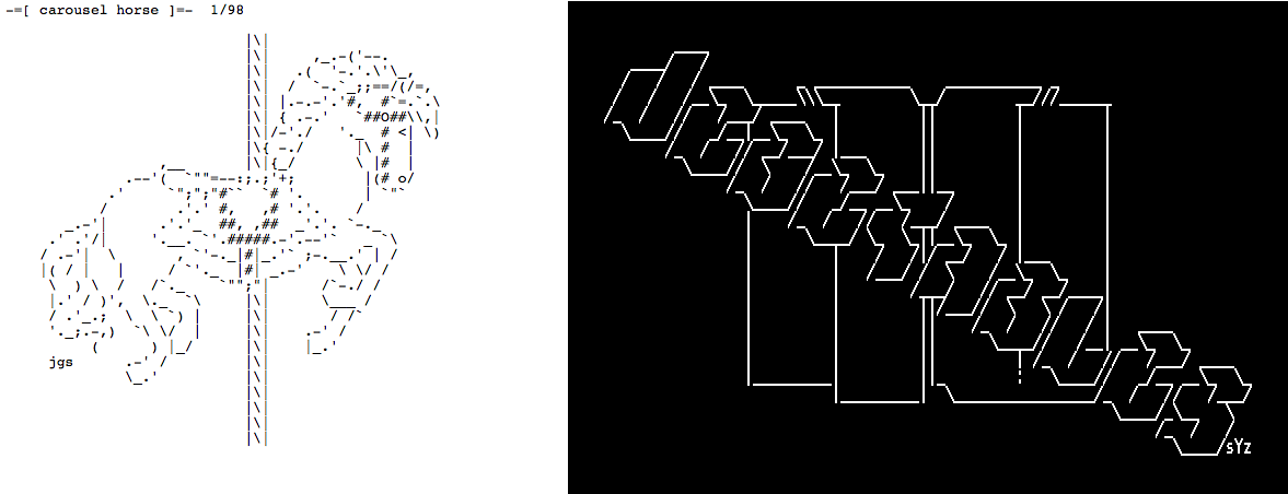 ascii艺术(ascii art)