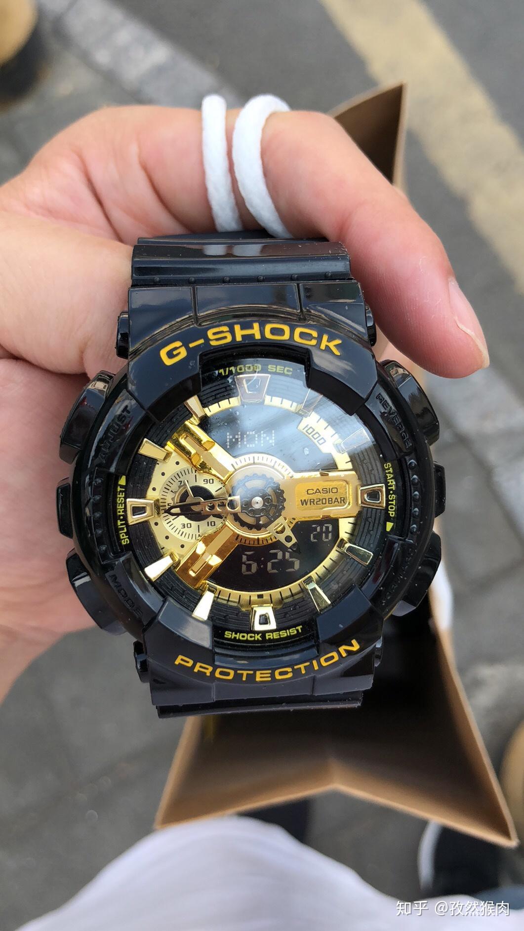 gshock黑金真假图对比图片