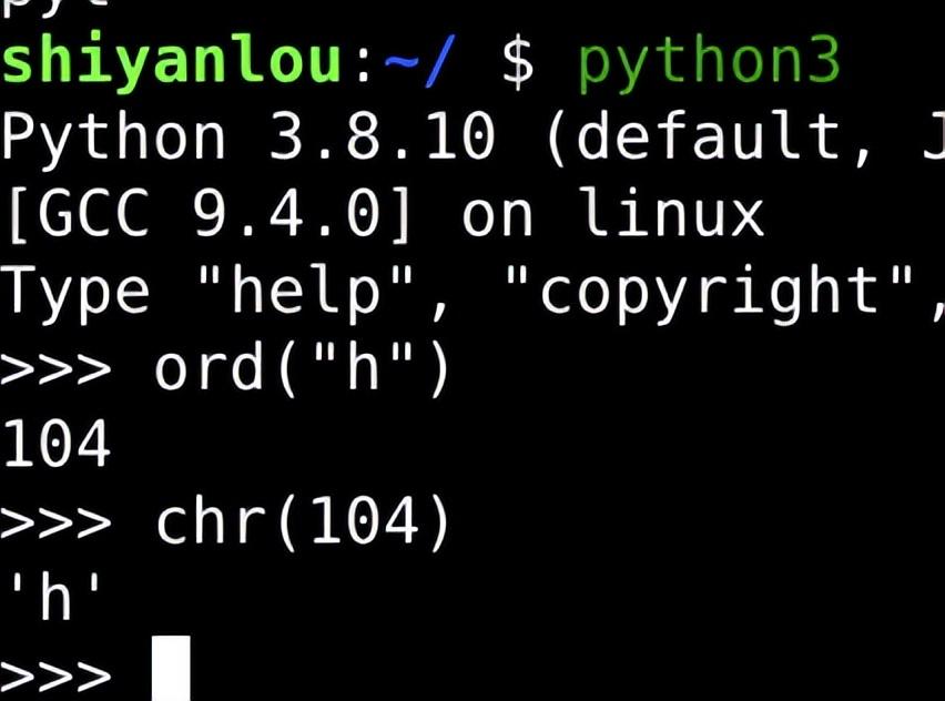 python的chr函数  第1张