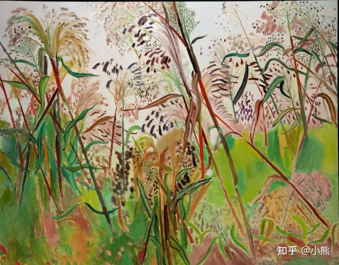 王克举油画：高梁、棉花和芦苇 - 知乎