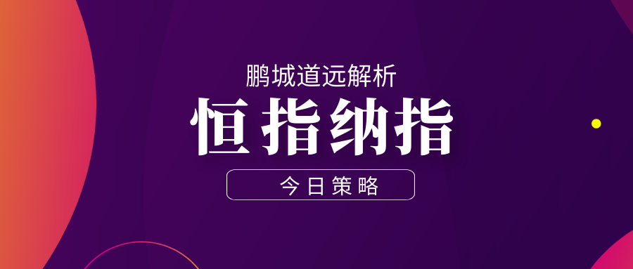 鵬城道遠108晚間恒指德指納指道指分析