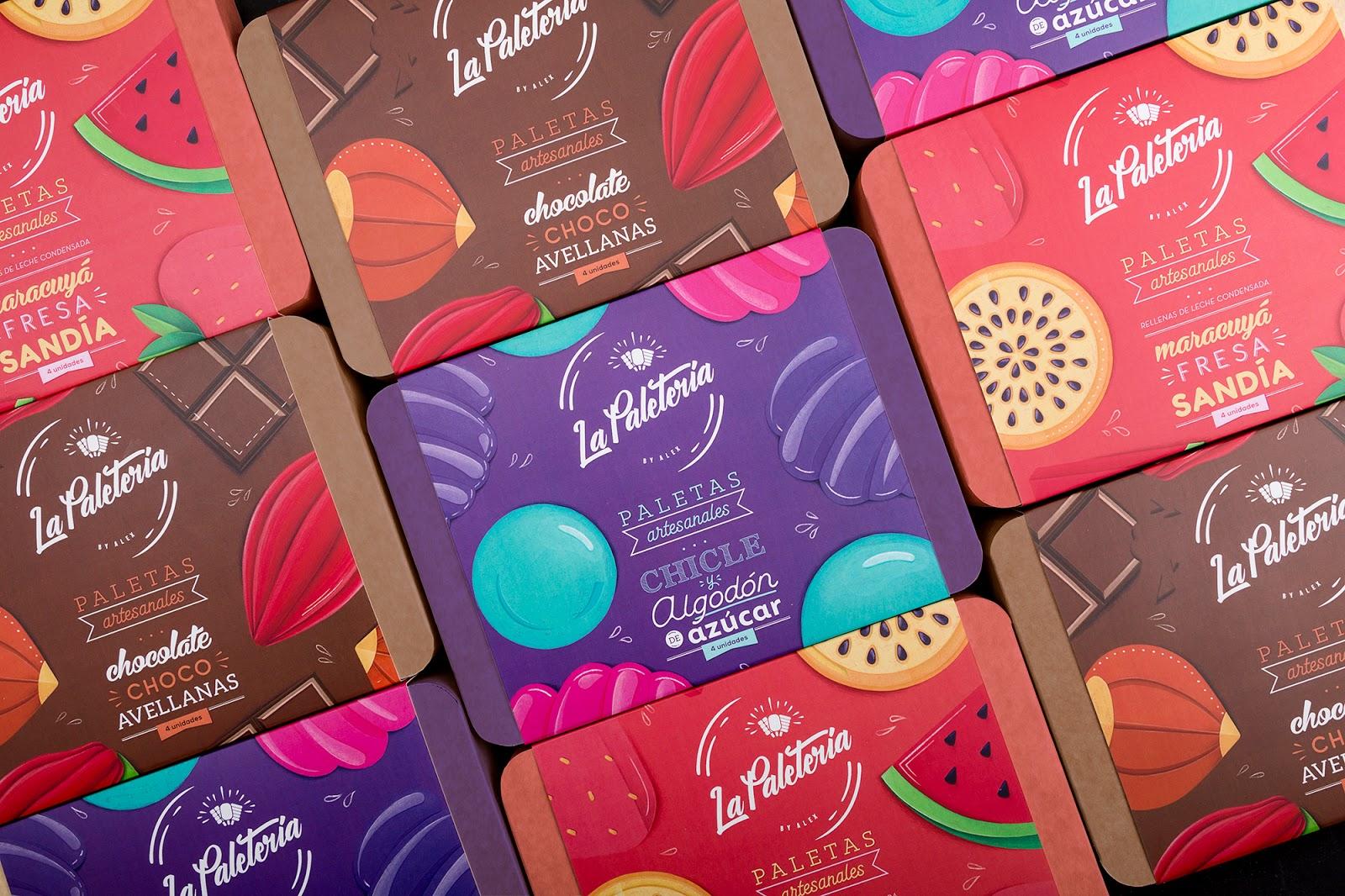 lapaletería冰棒包装盒设计