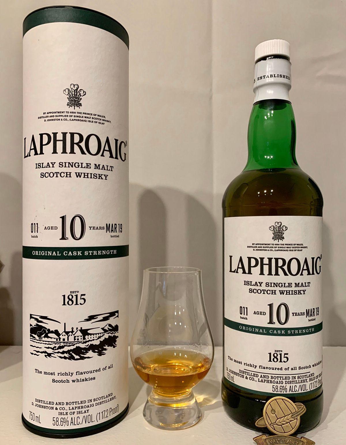 威士忌酒评第24期拉弗格10年laphroaig10yo桶强cs第11版batch11