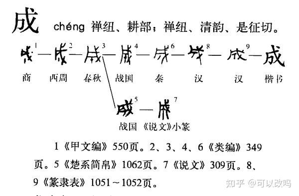 文字笔记 成 戊 戌 戍 威 知乎