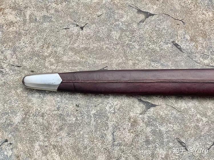 冷钢88htbgermanlongsword植鞣皮鞘德国长剑