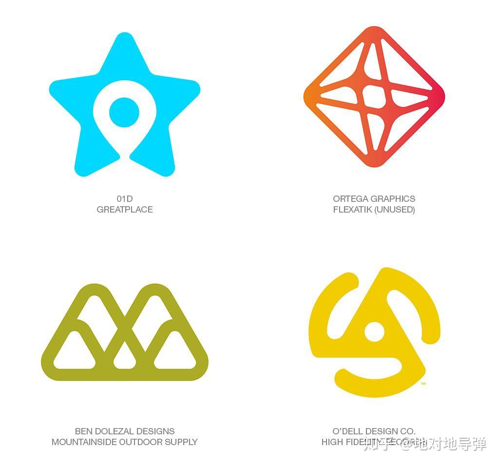 缺少了细节,所以这类logo图标选择将棱角磨平的原因第一是增加耐看度