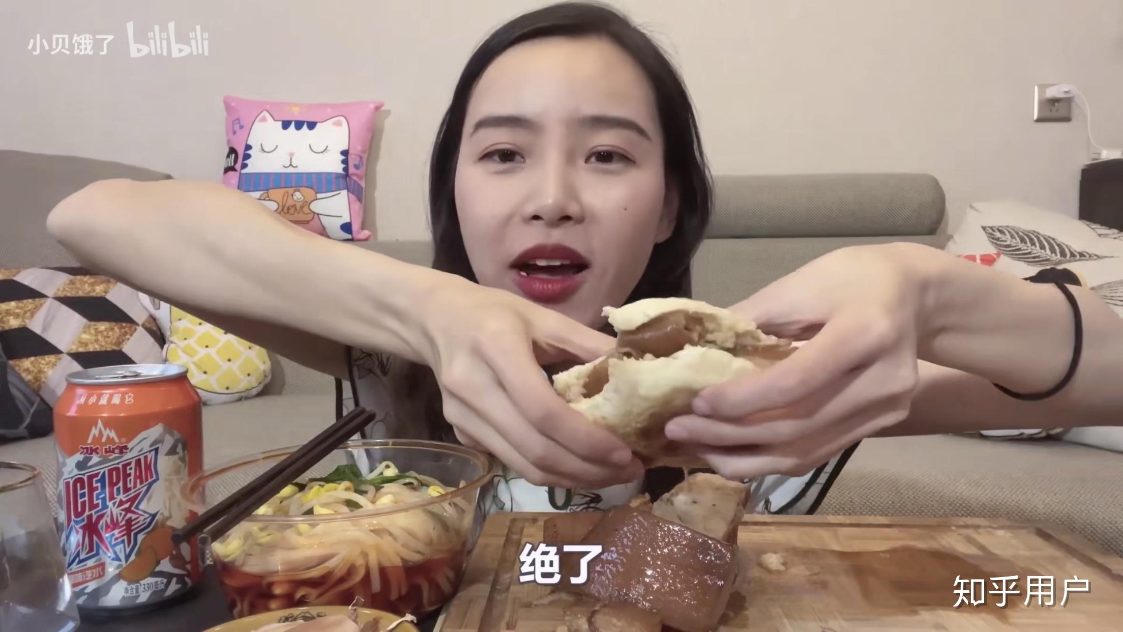 吃播小贝饿了是真吃吗