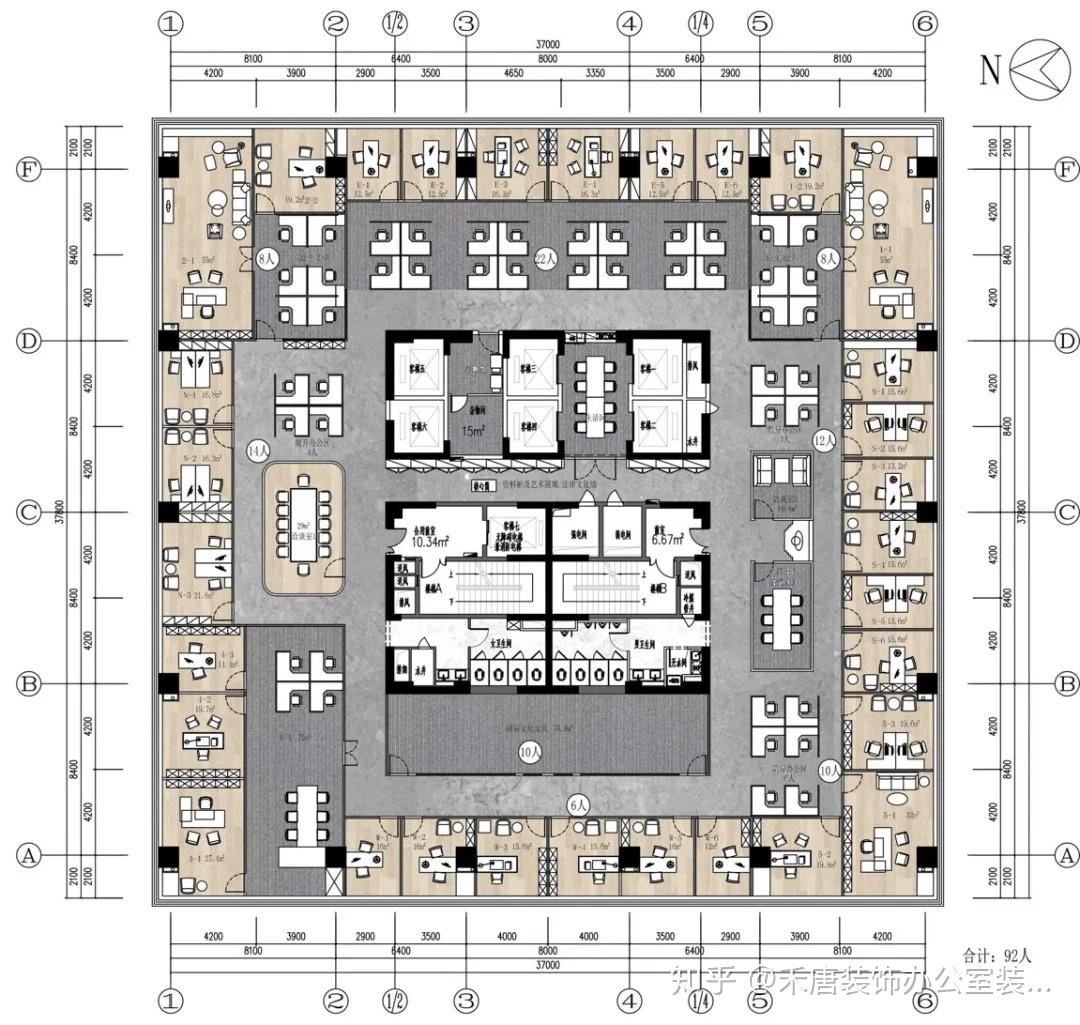 办公楼楼层示意图图片