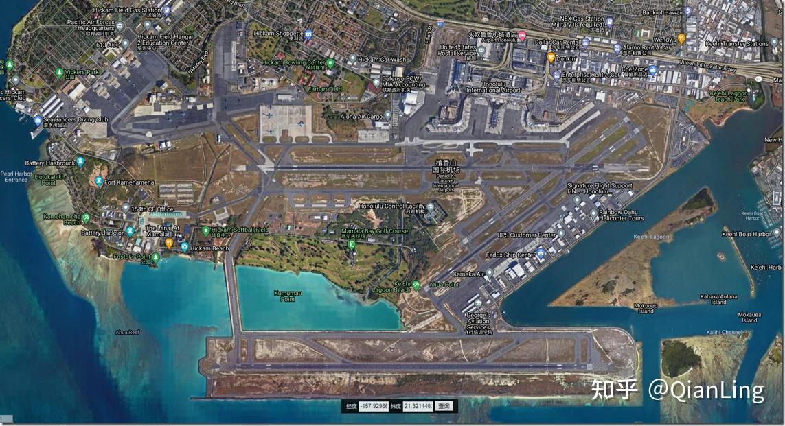 希卡姆联合空军基地是美国岛链战略的重要支撑点,部署了大量战略攻击