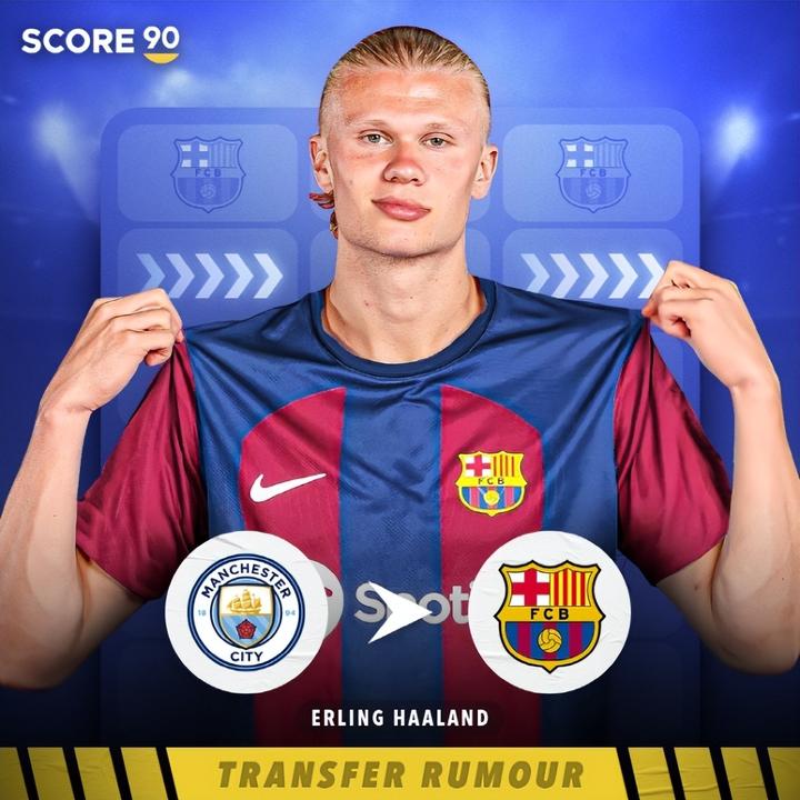 巴萨将2025年签下荷兰国脚哈兰德用来替换莱万多夫斯基