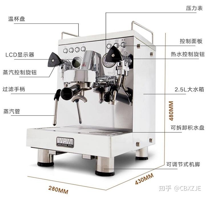 全自动咖啡机结构图图片