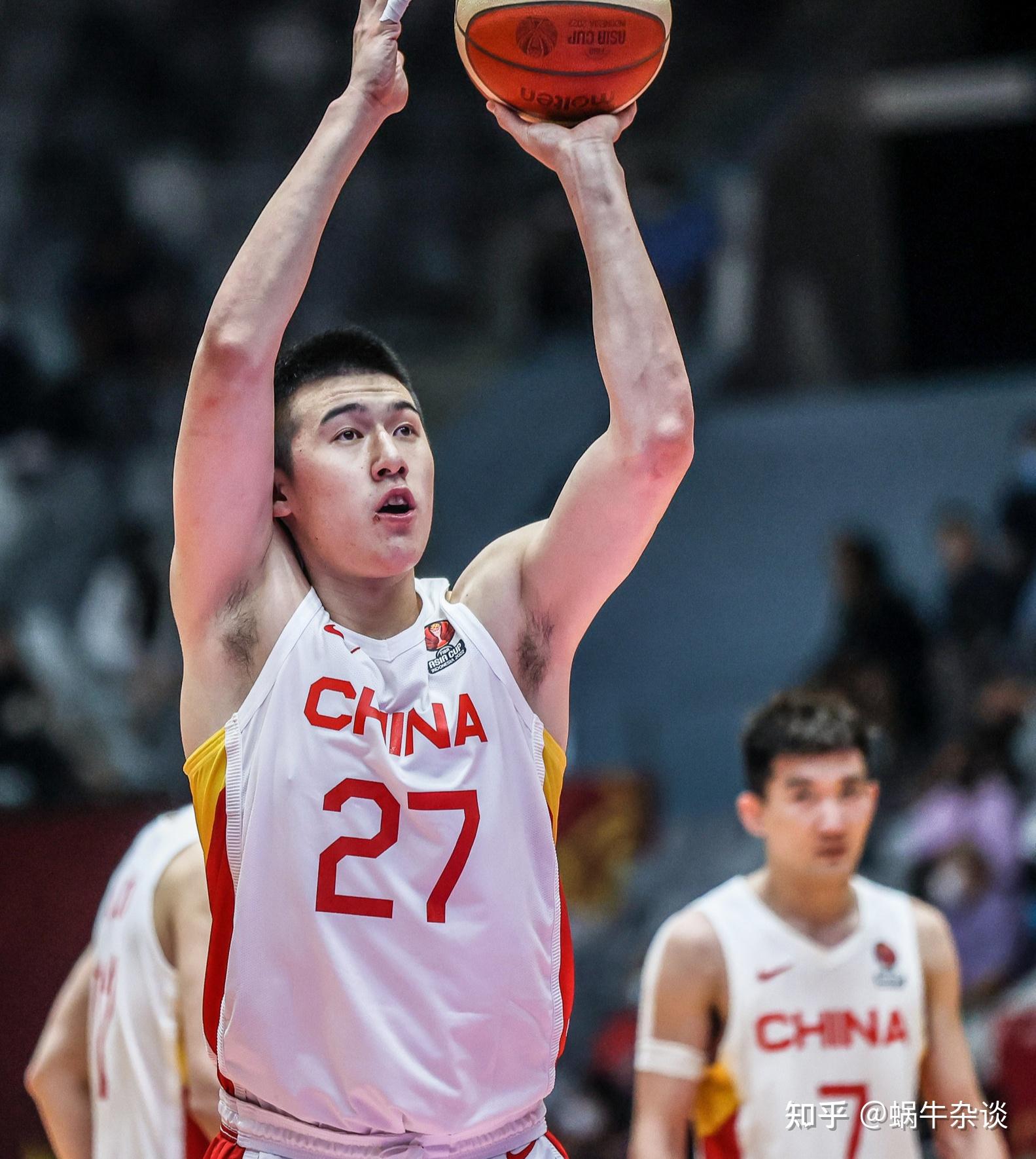 的表现入选中国男篮蓝队,付豪代表中国队参加男篮世界杯亚洲区预选赛