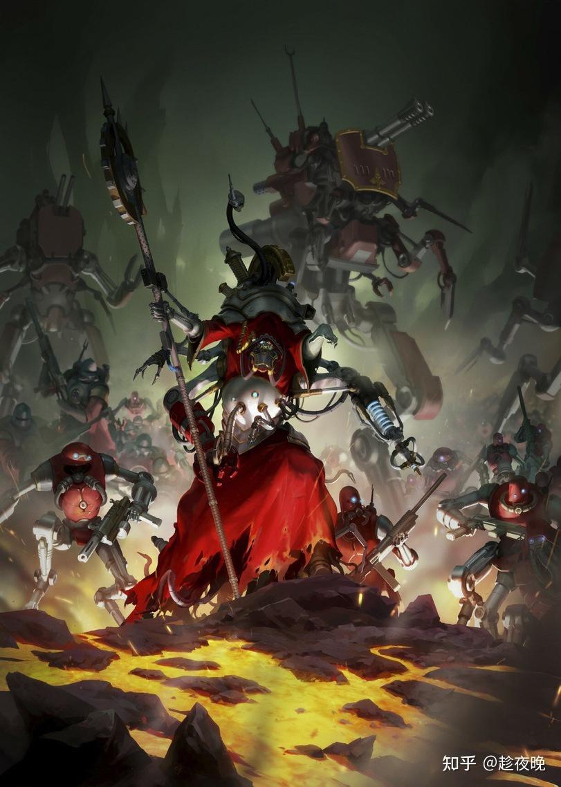 战锤40k中帝国的机械教有没有将全身所有血肉全部替换为机械部件的人?