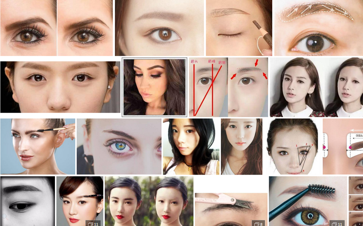 成都美丽攻略实践课!画眉方法,你真的对吗 - 知乎