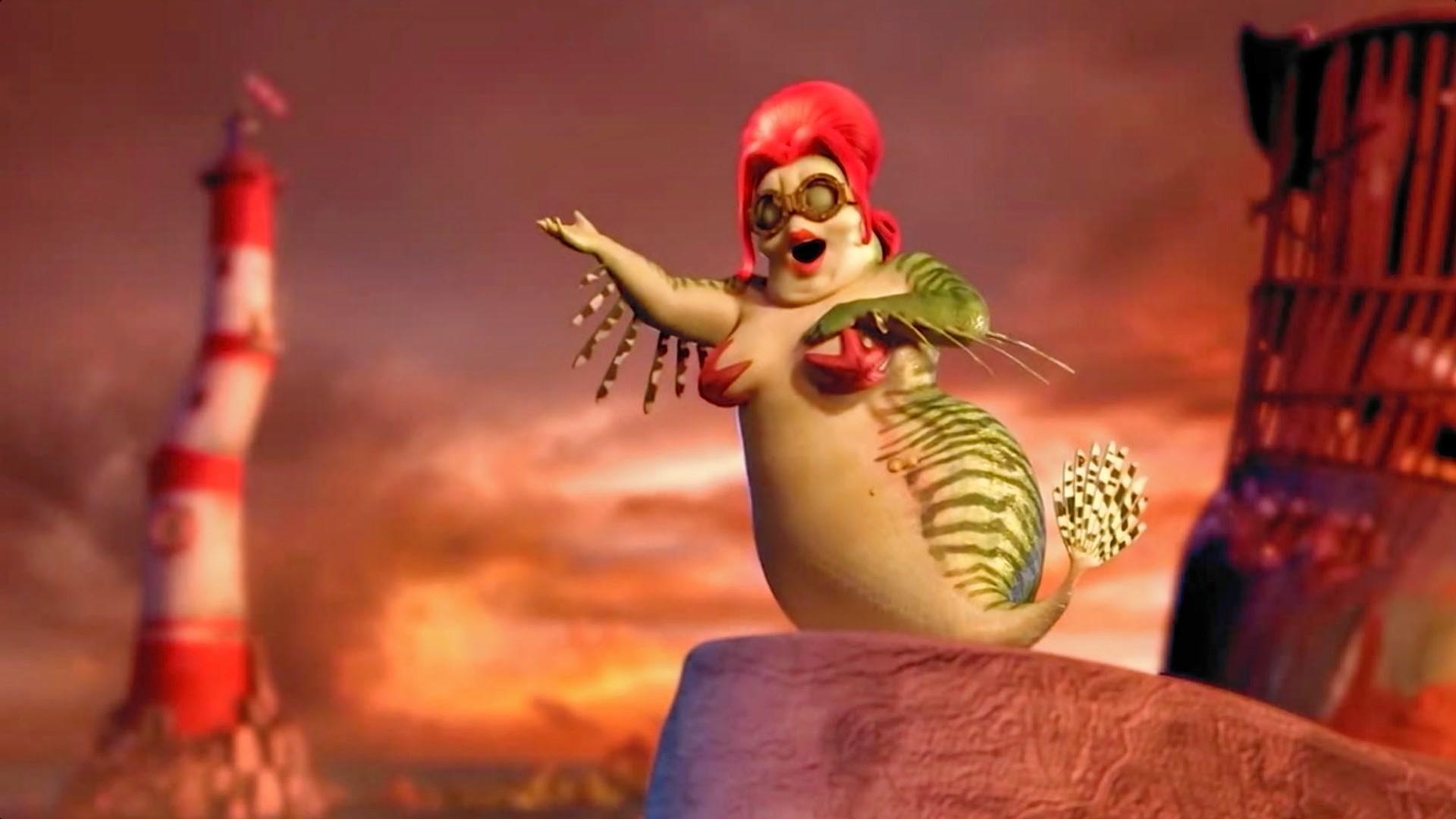 史上最胖美人鱼你敢爱吗不仅身体圆润爱染红发还爱喝二锅头