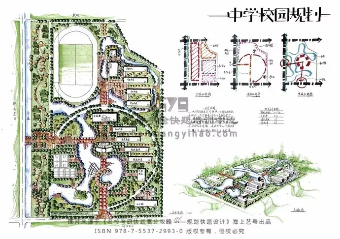 规划快题案例分析——中学校园规划设计 - 知乎