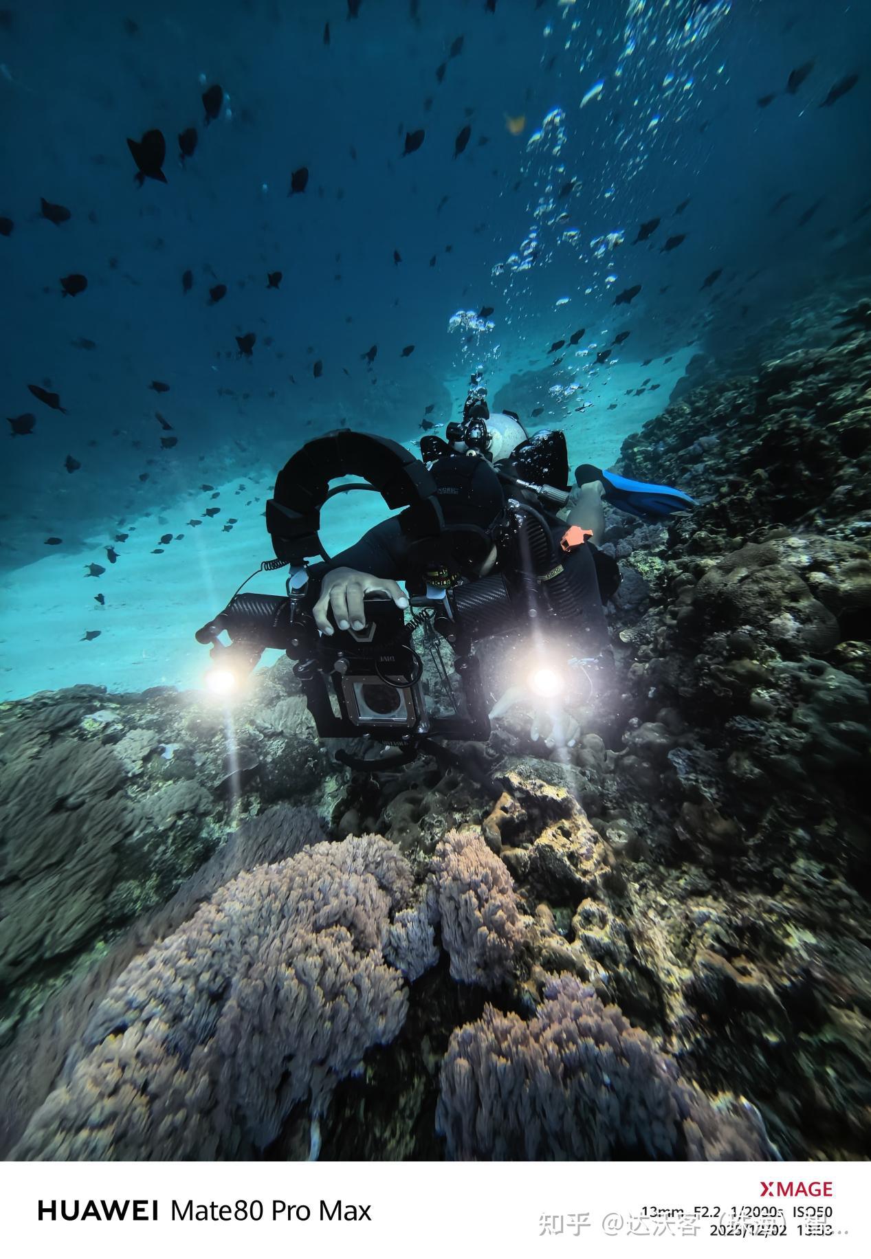华为 Mate 80 Pro Max 水下摄影指南:特性、技巧与 DIVEVOLK 防水壳