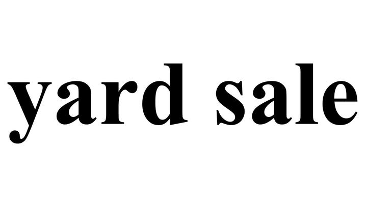 yard sale