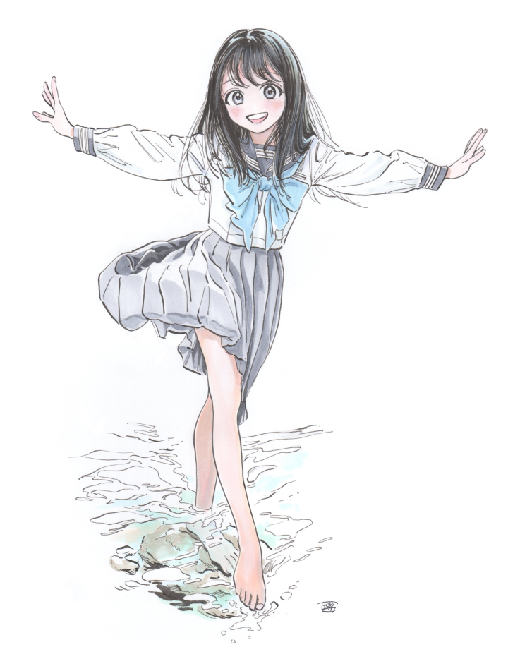 明日酱的水手服 少女感爆棚了 仅凭线稿就俘虏了上万人的心 轻微课 知乎 明日酱的水手服 少女感爆棚了 仅凭线稿就俘虏了上万人的心 轻微课 知乎
