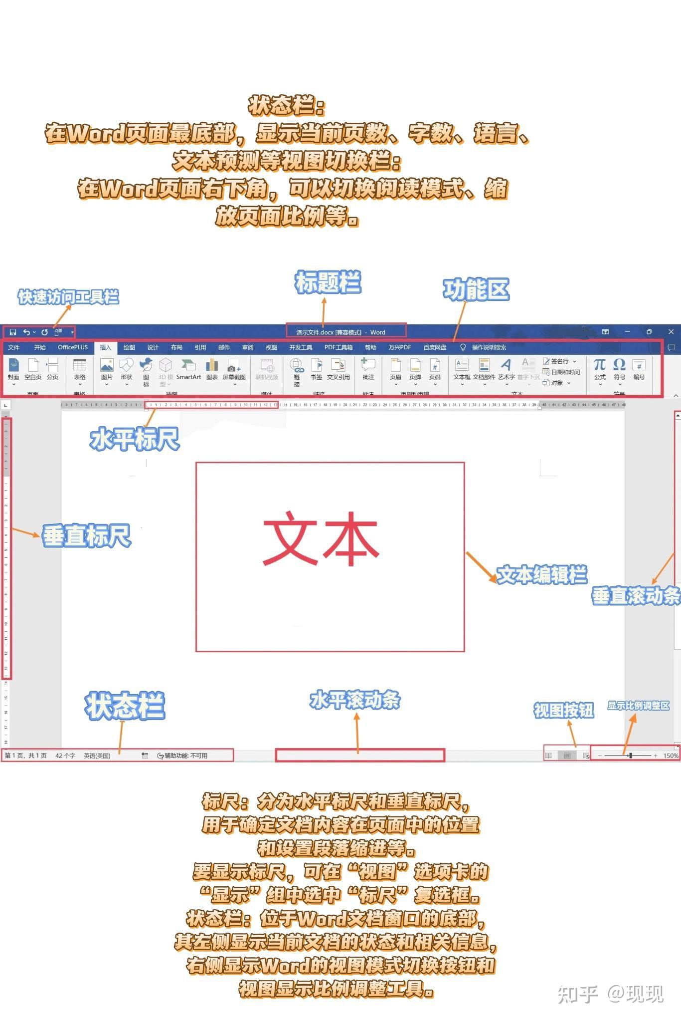Word软件界面全面解析:从零开始认识这个办公神器 - 知乎