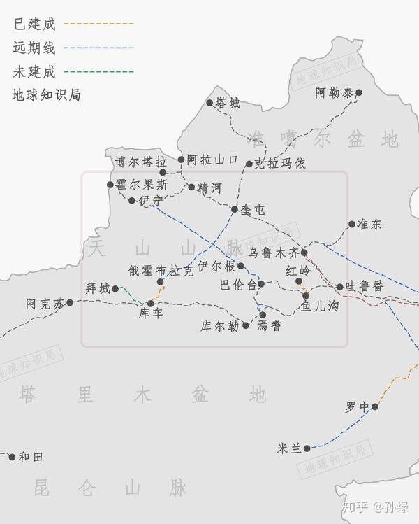新疆,为什么要造更多更多更多的铁路 | 地球知识局 - 知乎
