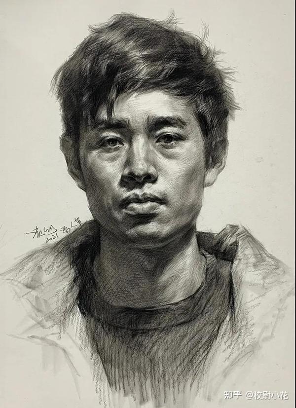 校尉美术告诉你美术联考素描头像怎样画才能考高分? - 知乎
