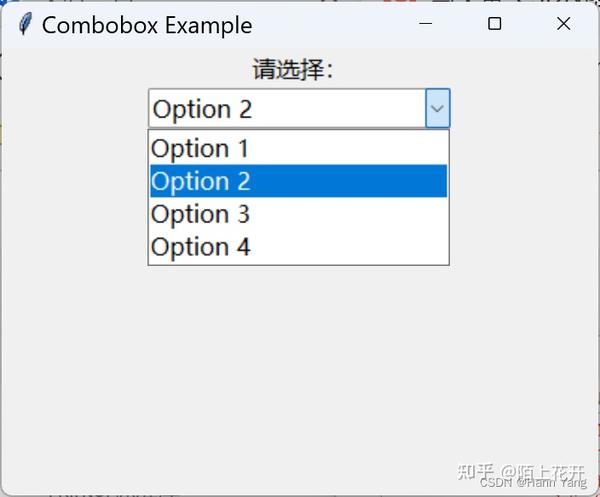 Python tkinter控件全集之组合选择框 ttk.ComboBox - 知乎