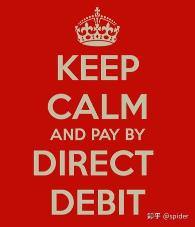 在英国生活不能不会使用的direct debit（自动扣账） - 知乎