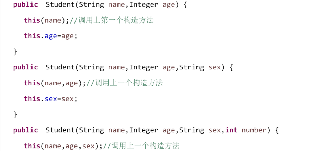 Java构造方法中的this关键字 Java构造方法中的this关键字