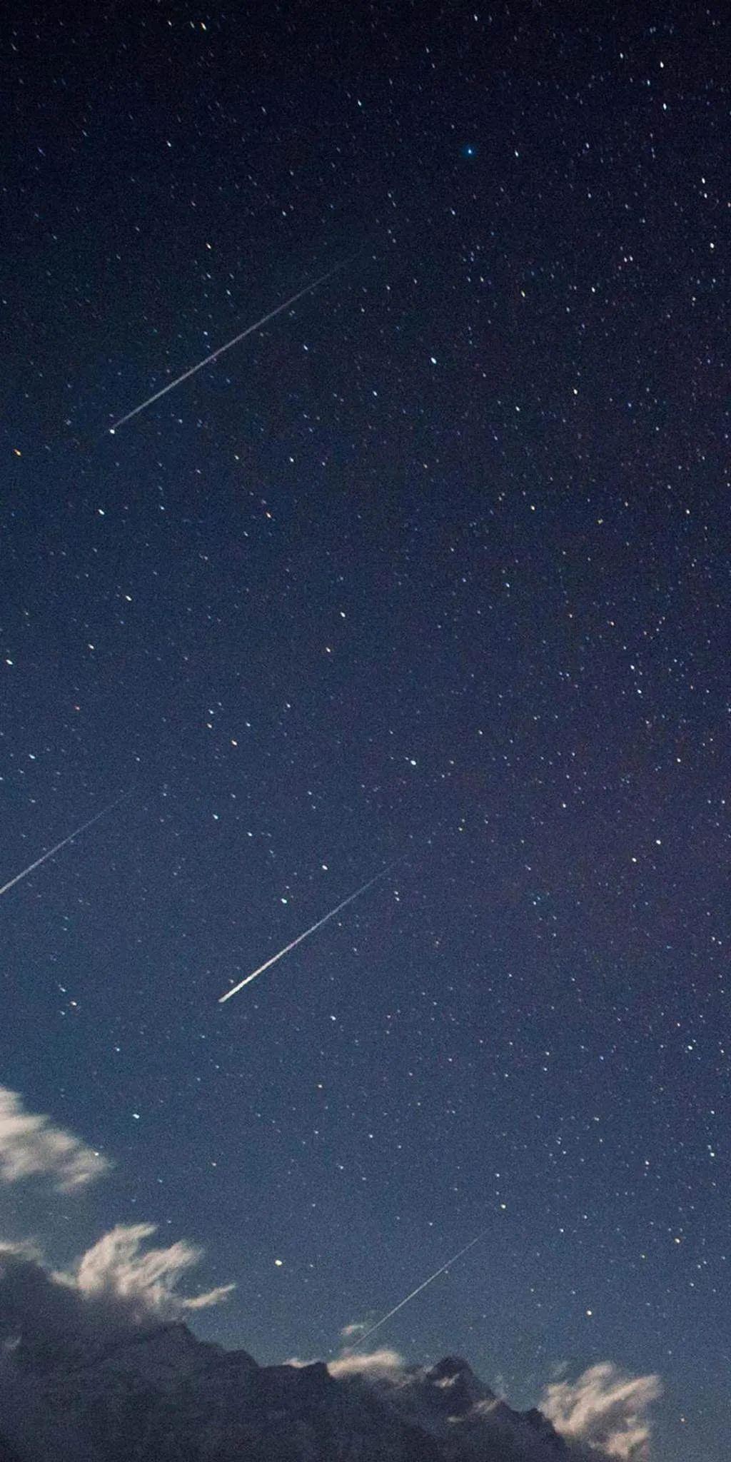 狮子座流星雨图片高清图片