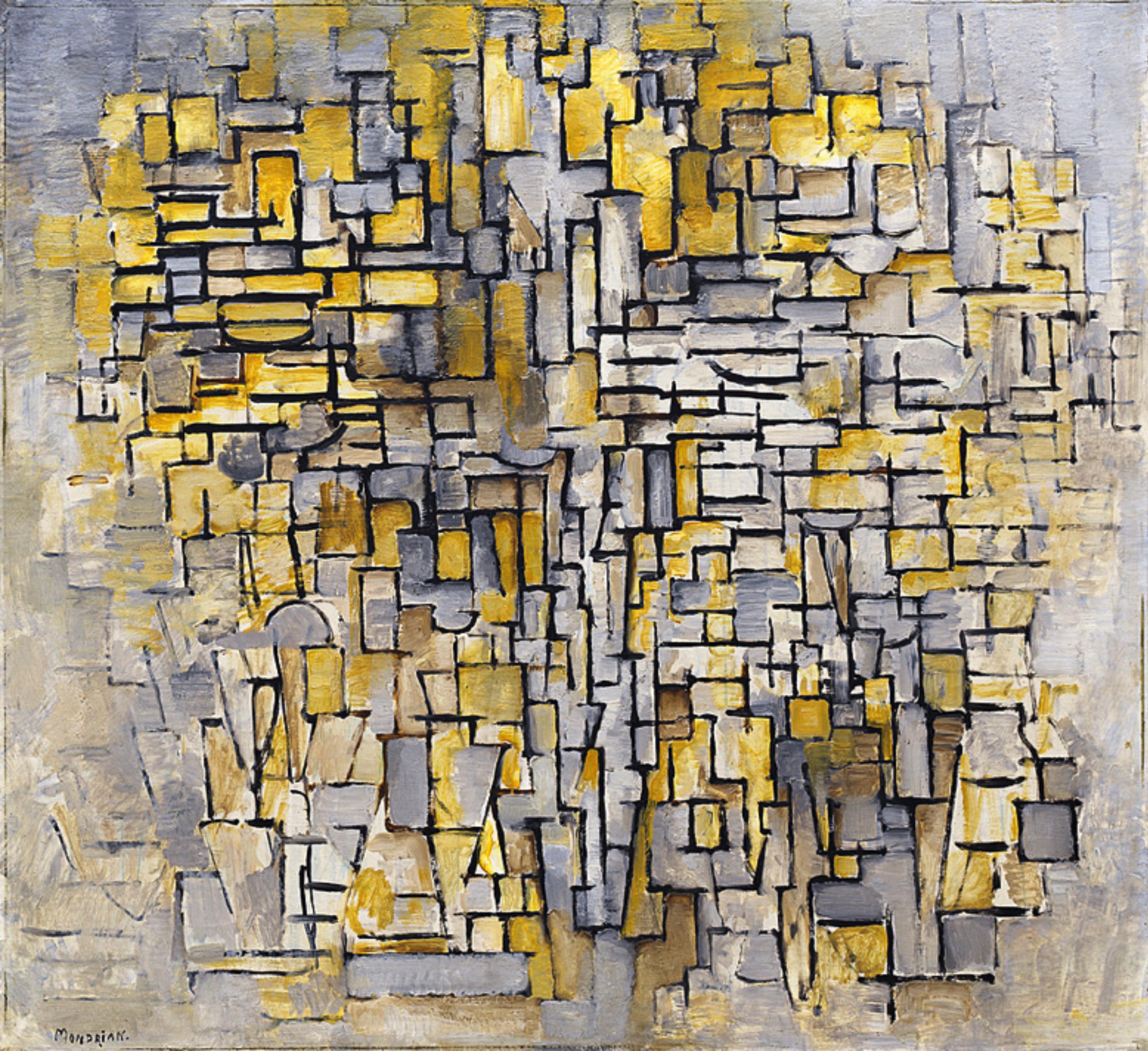 如何欣赏蒙德里安的画