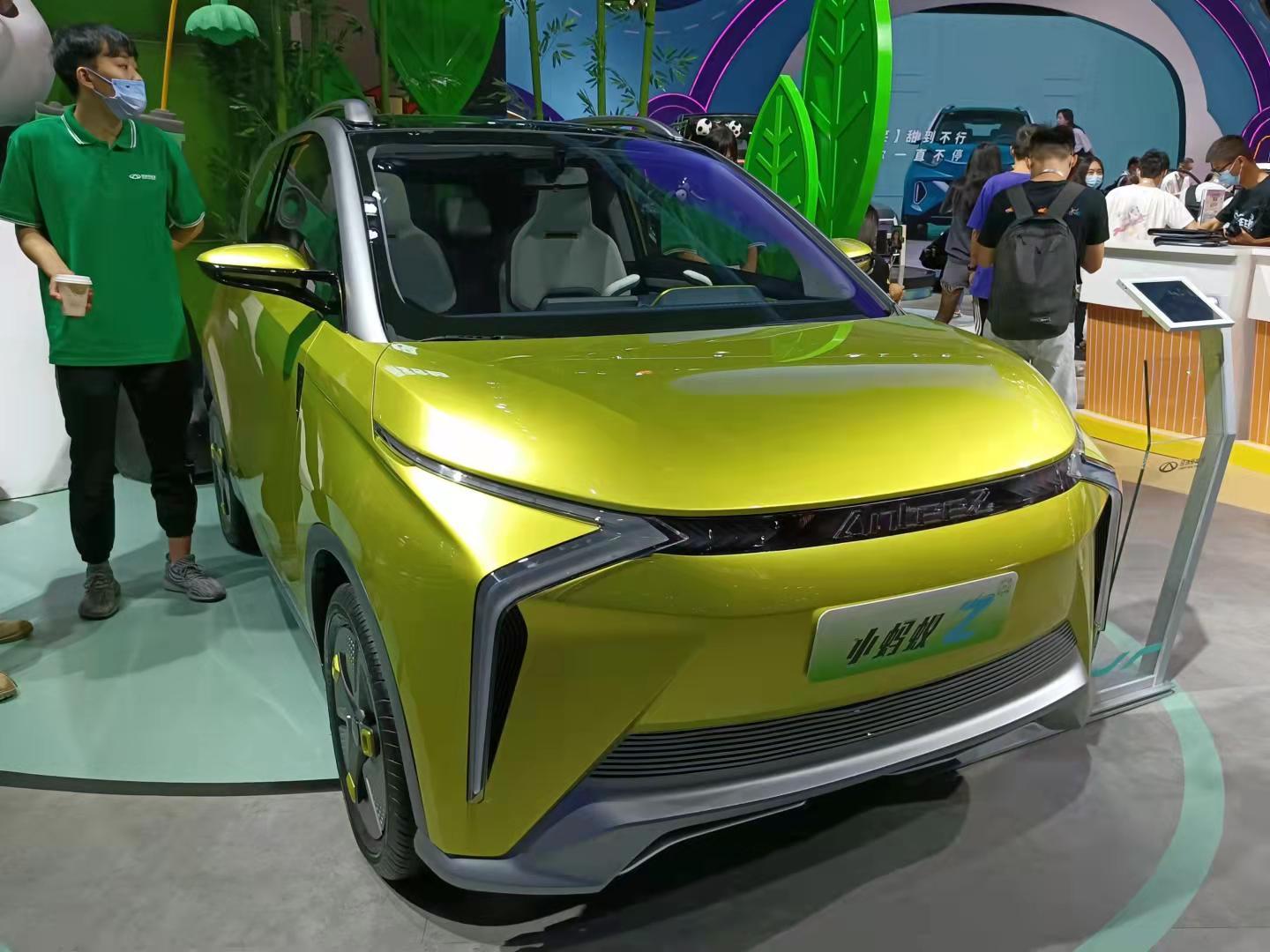 奇瑞概念车小蚂蚁z女王梳妆台版驾到成都车展