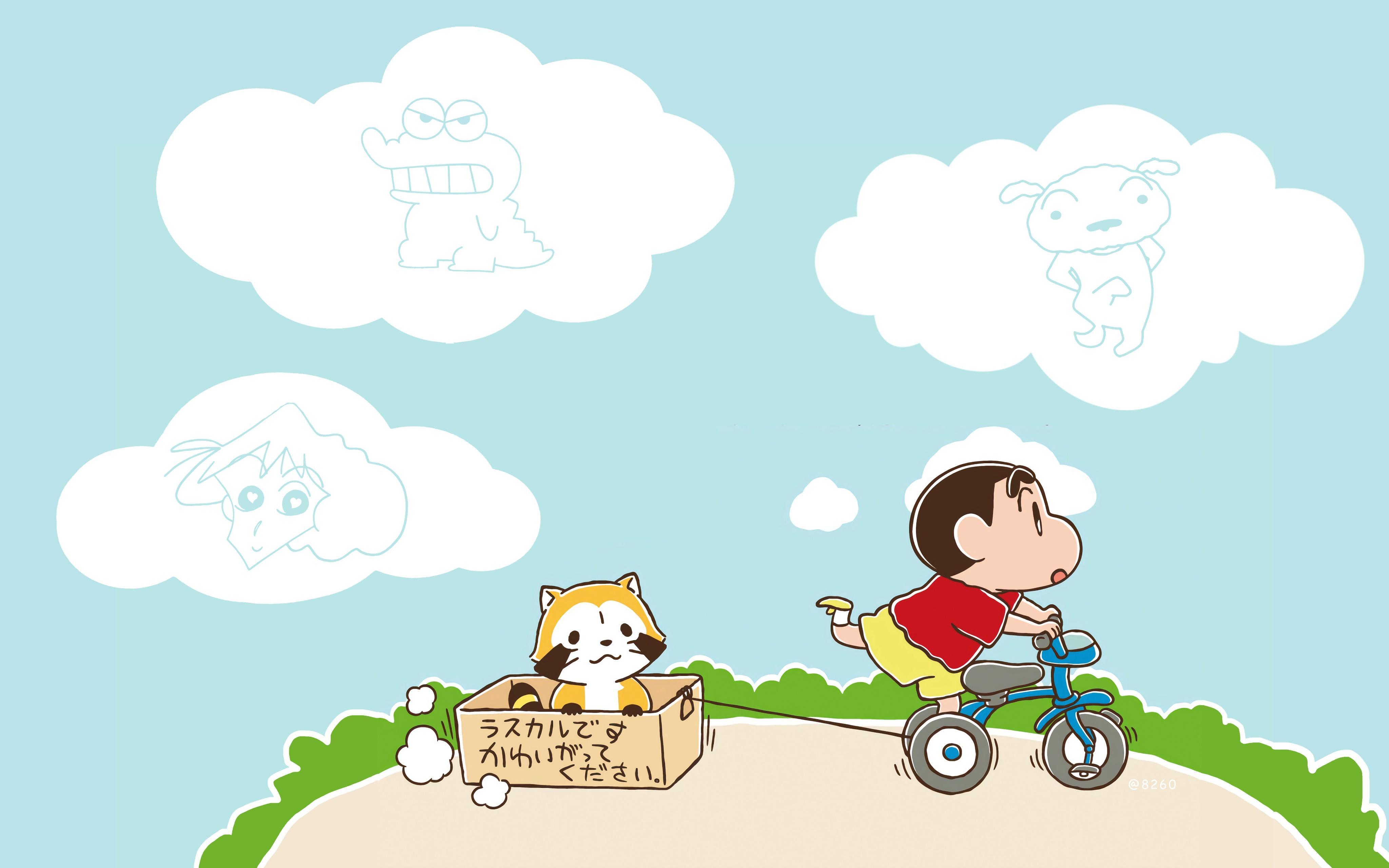 可爱蜡笔小新高清4k电脑平板壁纸,手机美图推荐