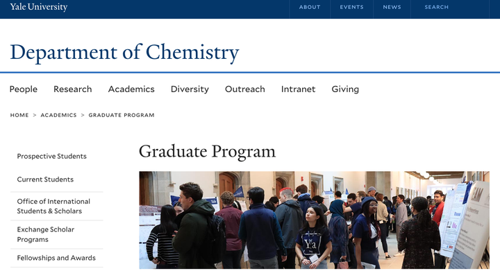 yale university phd chemistry