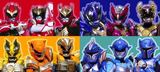 前用光盘看的,就和铠甲勇士差不多,背景是日本,相同属性的三个人一队