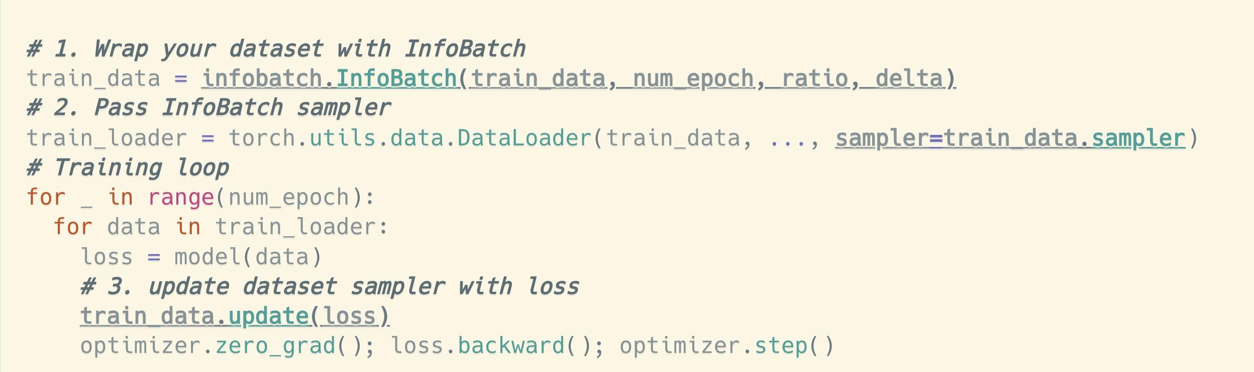ICLR 2024 Oral | 三⾏代码,即插即⽤!NUS尤洋团队新作—InfoBatch,⽆损数据集动态剪枝加速 - 知乎