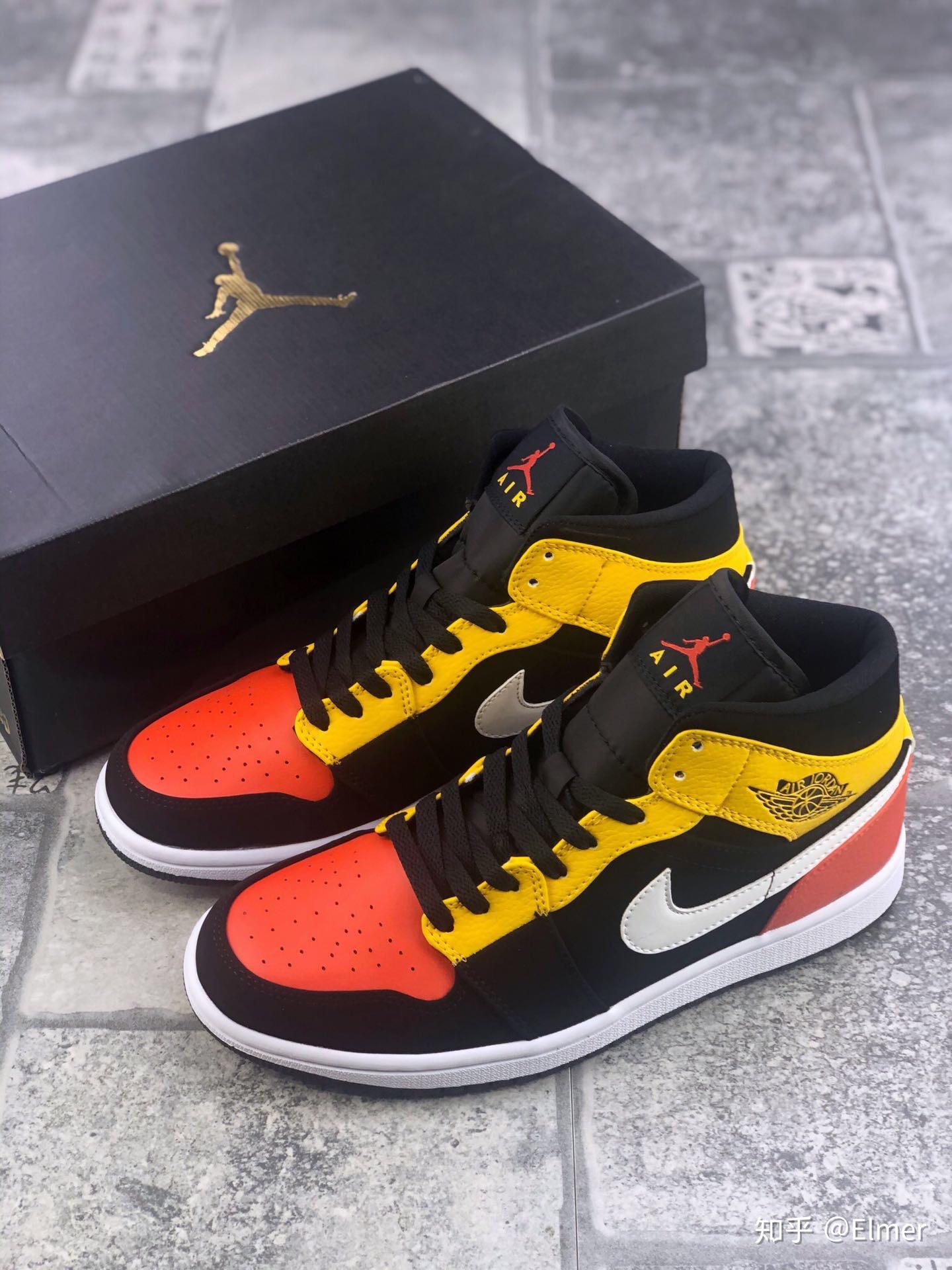 airjordan1mid扣碎拼接