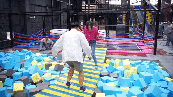 解锁蹦床公园最新项目最in花样玩法让你嗨到不想回家